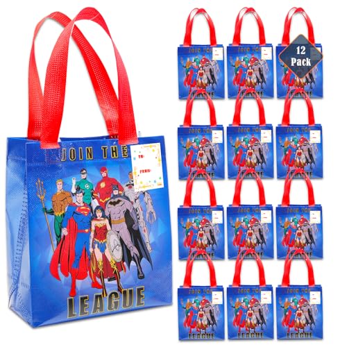 Sacs à friandises Justice League réutilisables pour éviter le jetable