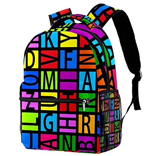 Sac à dos de voyage coloré pour l'école et les sorties en famille