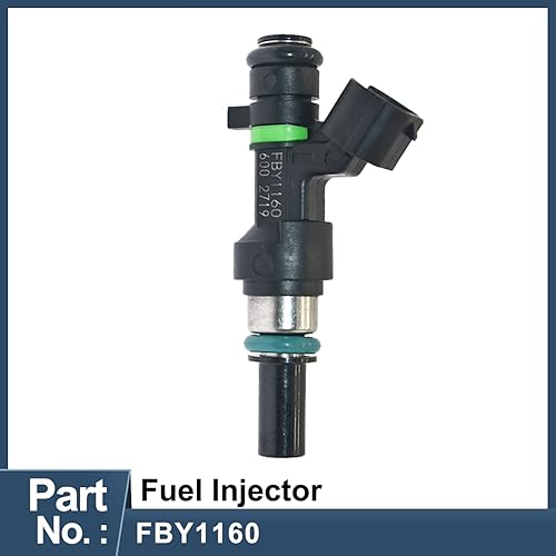 Miniatura 2 de Boquilla del inyector de combustible para Nissan Versa Tiida March III (K12) HR16DE 1.6L, 16PCS inyector de combustible FBY116016600ED000,1PCS