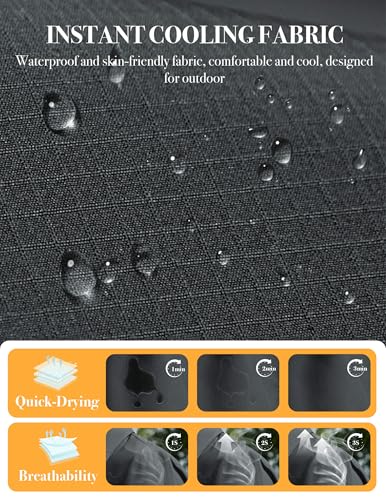 WULFUL Men's Sun Protection Fishing Shirts UPF 50+ UV Lightweight Quick Dry Cooling Button Down Shirts for Work Hiking Safari4