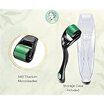 Black Derma Roller - Microneedle Derma Roller for Men & Women - 0.25mm - for Face, Scalp, Hair, & Beard Use - Includes Free Storage Case (1-Pack) - Image 5