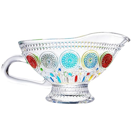 Xanadu 300 10 Oz Gravy Boat - Vintage Textured Glassware thumb #3