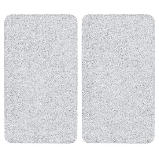 Allstar Placas cobertoras de vidrio universales transparente, juego de 2 piezas para cocinas de vidriocerámica, Vidrio endurecido, 30 x 0.8 x 52 cm, Transparente