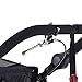 BOB Revolution PRO Jogging Stroller - Up to 75 Pounds - UPF 50+ Canopy - Easy Fold - Adjustable Handlebar with Hand Brake, Black