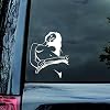 Sexy Women Car Decal Bumper Rear Window Car Door Motorcycle Bedroom Wall Waterproof Hot Girl Naked Stripper Sticker 15x12.5cm White