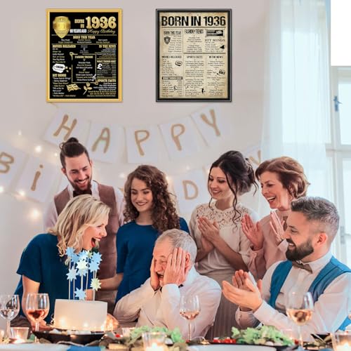 Póster de 1936 del Reino Unido, el regalo de 90 cumpleaños perfecto y original 7