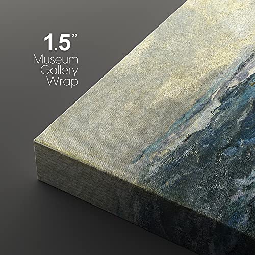 Wall26 Canvas Print Wall Art Set The Gulf Stream By Winslow Homer Cultural Historic Oil Painting Fine Art Reproduction Scenic Colorful For Living Room, Bedroom, Office - 16"X24" X 3 Panels #TOP3