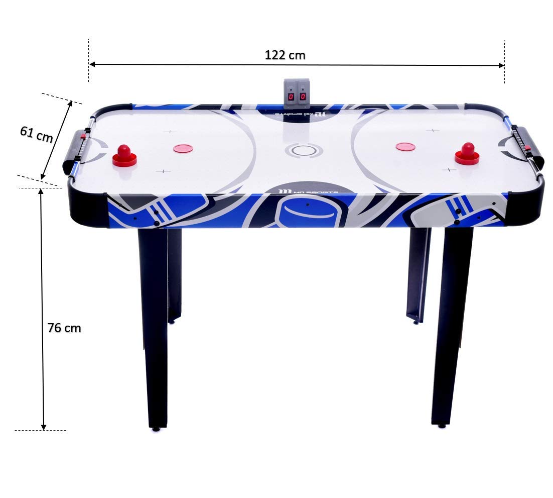 IRIS 48" Air Powered Air Hockey Table Indoor Sports Game Electronic Scoring Red Puck for Kids - Image 7 thumbnail