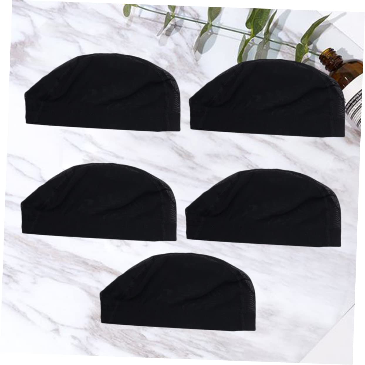 Didiseaon 10 Piezas hair topper Red elástica para pelucas Accesorios para pelucas Gorra de red para pelucas elástico gorra de malla sombrerería red para el cabello bombín