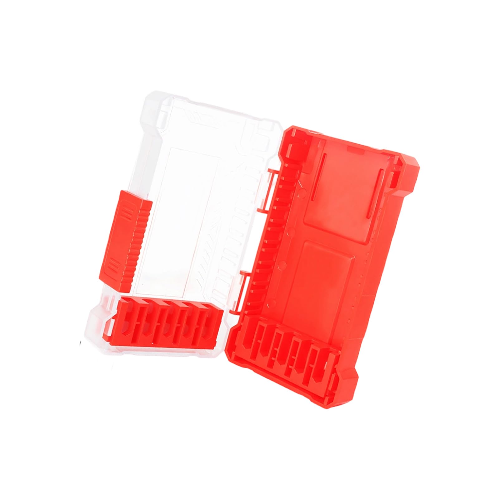 Pffiocix Oh! Tool Bit Holder Box Case Heavy Duty Construction Quick Access Design Safe Storage Place For Electricians Carpenter Workshop Professional Tool Organizer