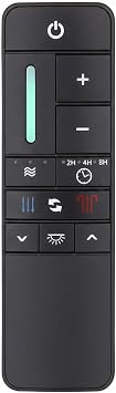 UC7225T Ceiling Fan Remote Control Replacement - 9-Speed & Light Dimming, Compatible with Kensgrove, Altura, Home Decorators Collection DC Ceiling Fan - TR198A, 2AQZU-18012, KUJCE10308 Remote Only