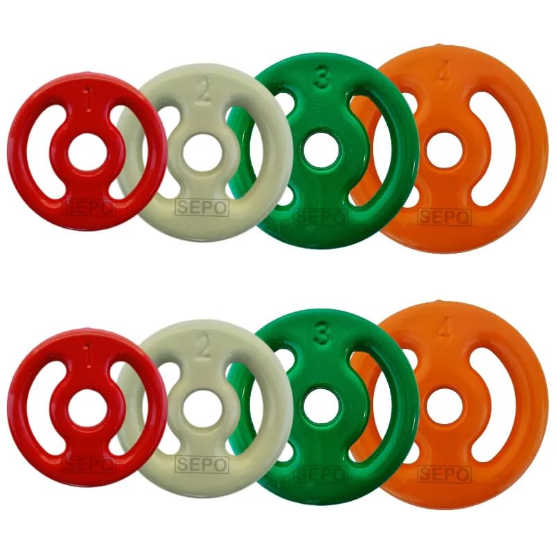 Kit Anilhas Emborrachadas 20kg