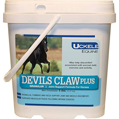 Uckele Devils Claw Plus Powder Horse Supplement - Equine Vitamin & Mineral Supplement - 5 Pound (lb) Cover