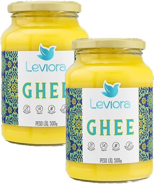 Kit 2X: Manteiga Ghee Tradicional Sem Lactose Leviora 500g