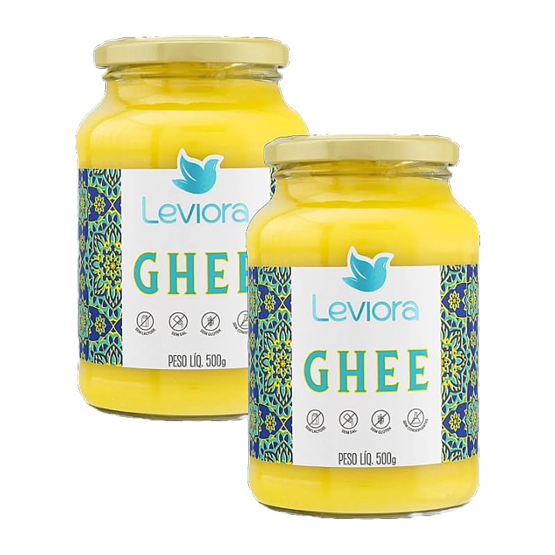 Kit 2X: Manteiga Ghee Tradicional Sem Lactose Leviora 500g