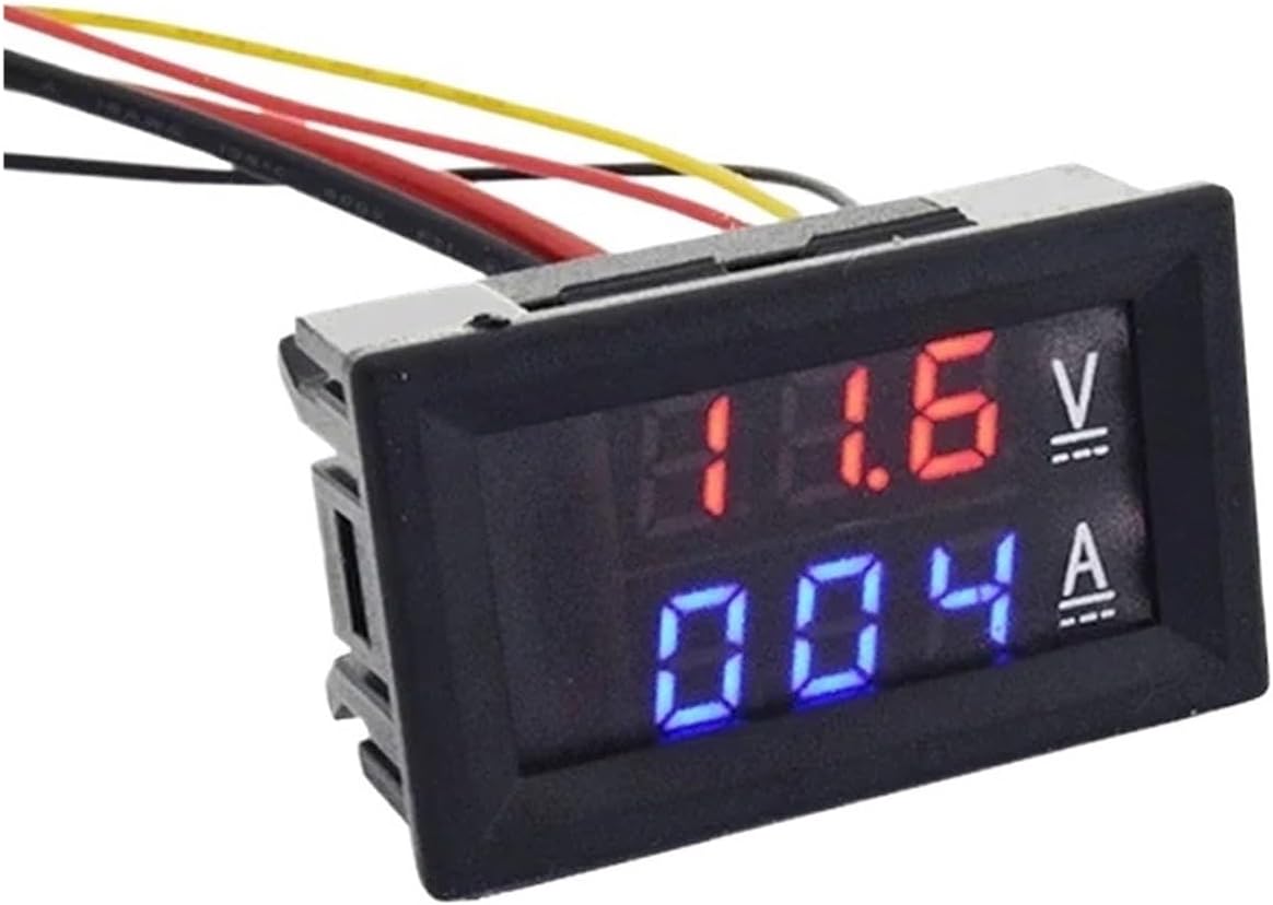 1PCS 0.56 inch Digital Voltmeter red and Blue LED(Current Transformer,0-999mA)