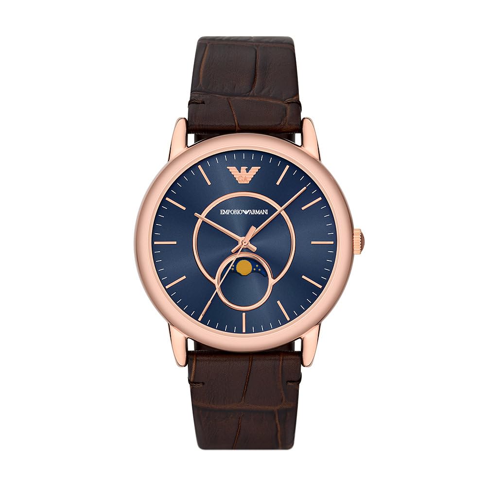 Emporio Armani Men's Analog Quartz Watch with Fabric Strap AR11566