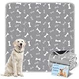 Baodan Washable Pee Pads for Dogs Large 48' x 48' 2-Pack Reusable Puppy Pads Pet Training Pads, Fast Absorb Dog Mats, Waterproof Whelping Pad, Non-Slip Protects Against Urine Leakage