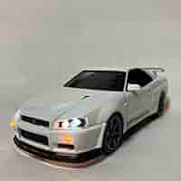 ミニッツ AWD R35 GT-R LED付きボディ、ボディマウント、ホイール Amazon.co.jp: ミニッツ AWD GTR R34 ボディとホイールとボディ