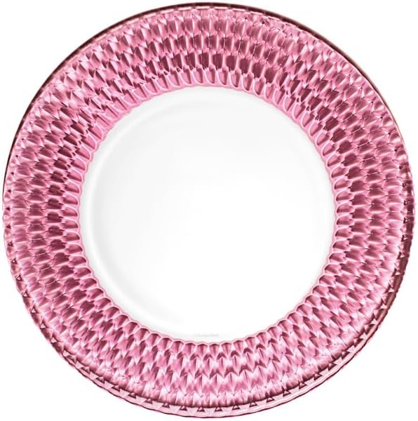Villeroy & Boch Boston col Charger, Exquisitely Designed, Beautifully Shaped Dinner Plate with Green Accent, Crystal, Glass
