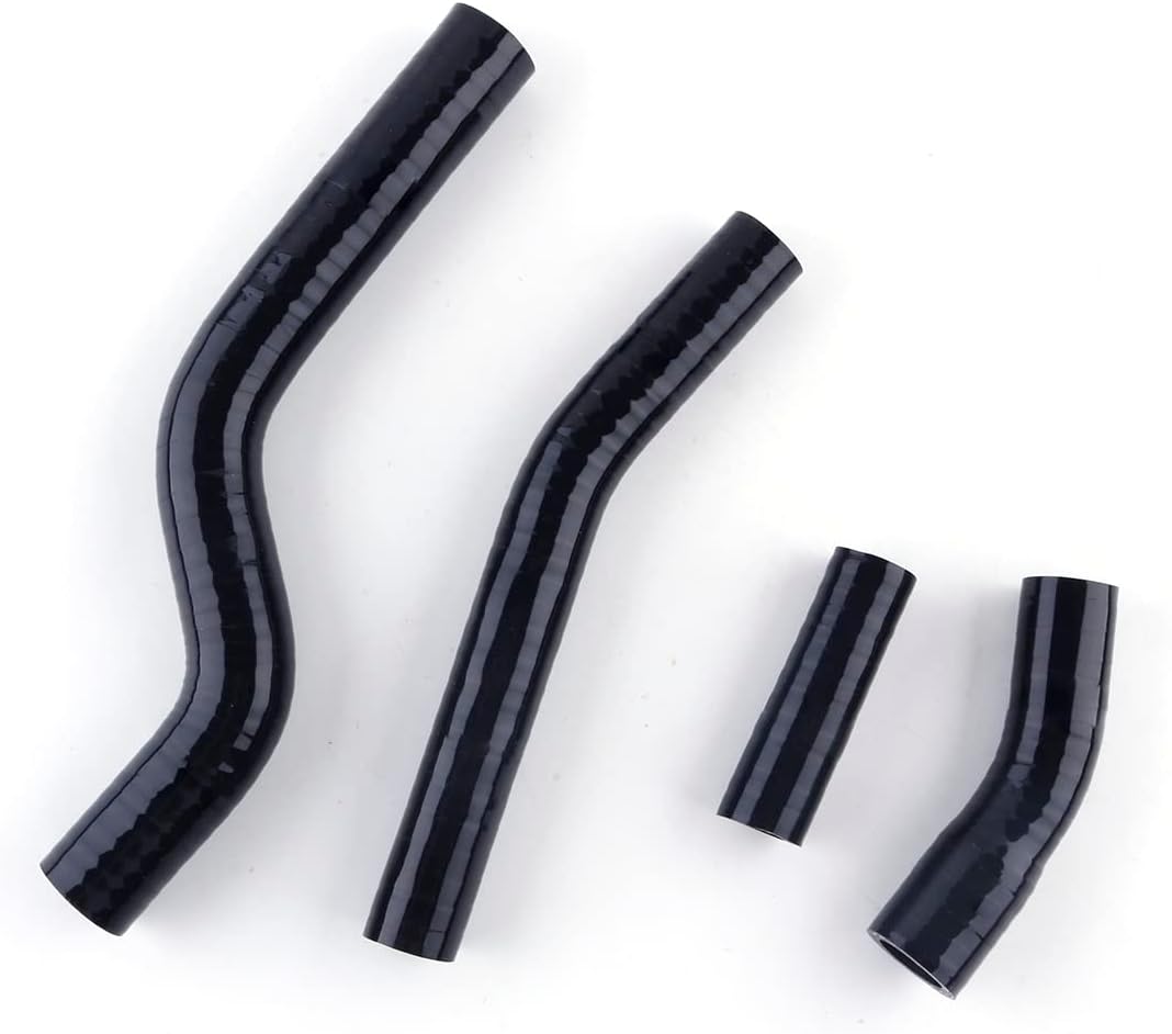 JOIUYOLJ 3 Layer Silicone Radiator Coolant Hose Kit for 2003-2009 Yamaha YZ450F YZF450 WR450F… (black)