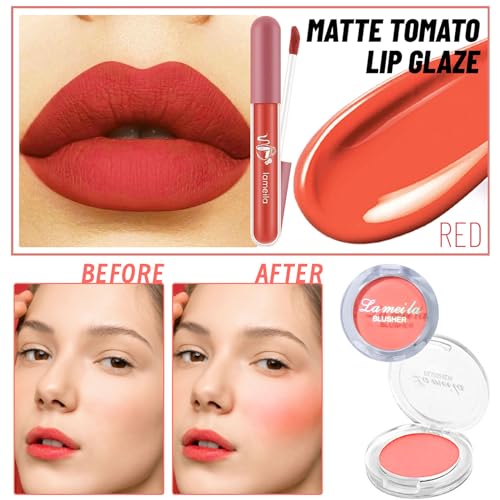 makeup set full kit for girls teens women makeup present set includes eyeshadow foundation blusher eyebrow pencil mascara eyeliner brushes lip gloss sponge cosmetic bag