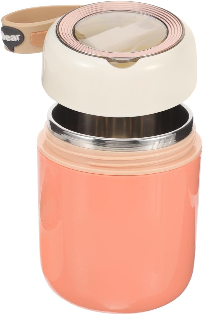 Insulated Food Cup for Hot Soup Thermal Container Portable Insulation Jar for School Travel and Office Keeps Food Hot for Hours