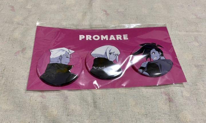 ○プロメア グッズ まとめ [ガロ リオ クレイ 缶バッジ フィギュア