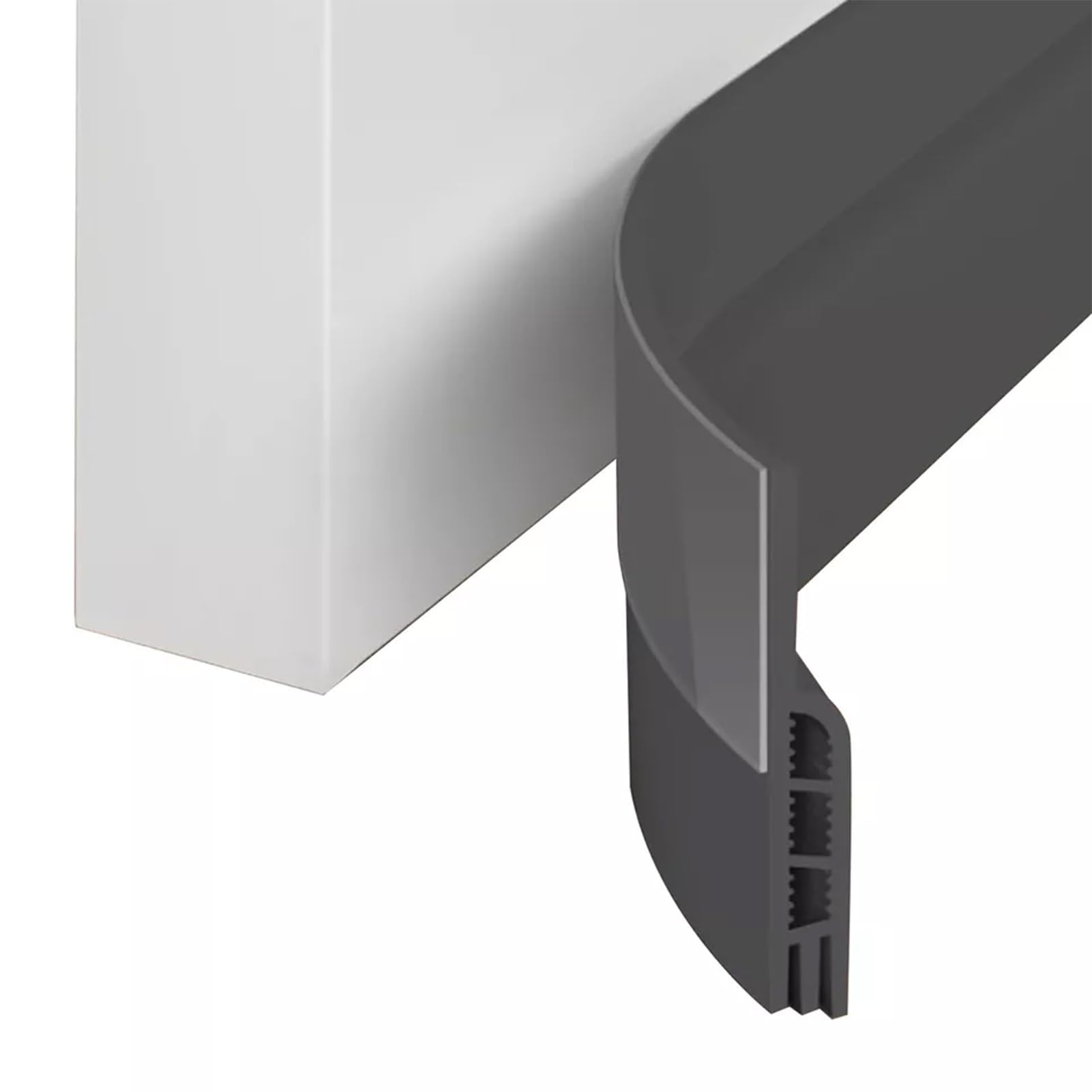 Zambuph Anti-Drafting Sealing Strip Say Goodbye to Cold Drafts Silica Gel Light-Blocking Sealing Strip Room Door Bottom Doorway, Grey