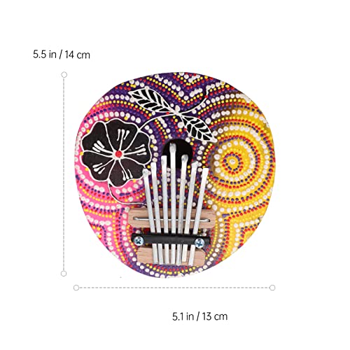 BIENKA Kalimba Pouce Piano 7 Touches Accordable Kalimba Peint À La Main Mbira Doigt Piano Chic Motif Design Instrument… - Les Beatles, Paul McCartney, John Lennon, RIngo Starr, George Harrison BIENKA Kalimba Pouce Piano 7 Touches Accordable Kalimba Peint À La Main Mbira Doigt Piano Chic Motif Design Instrument… – Image 7
