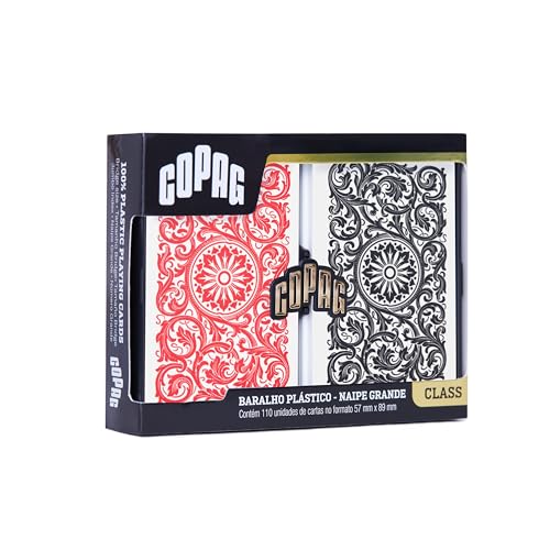 Baralho Class Plástico Duplo 1546 Estojo - Copag