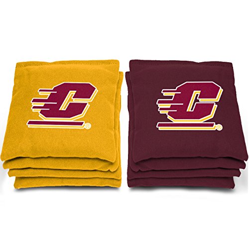 NCAA Central Michigan Chippewas Bags, 6" x 6", Gold