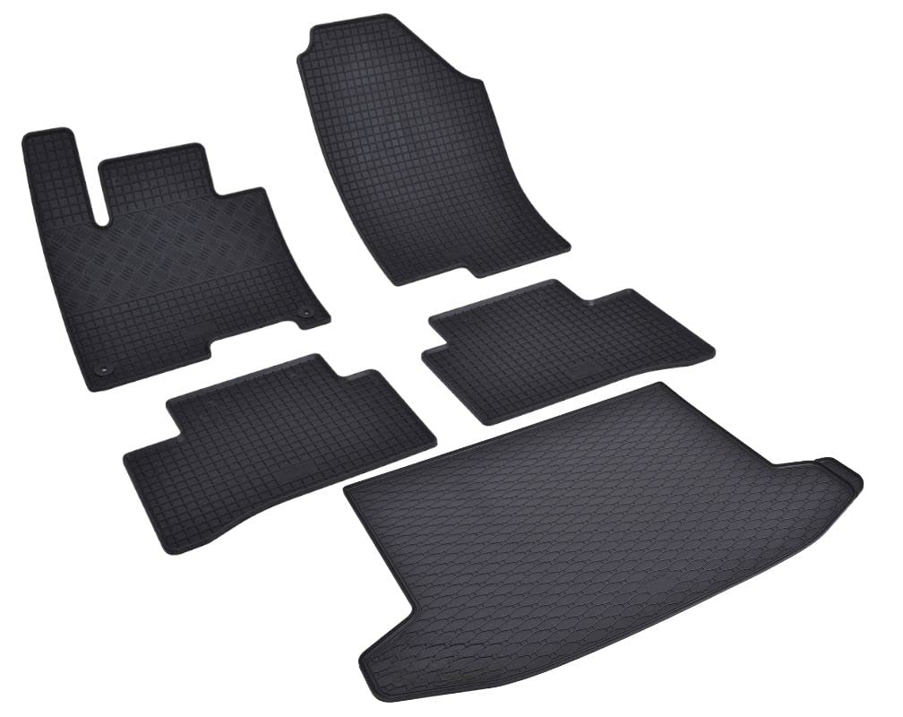 ilTappetoAuto by Fabbri 3 - F905458-179B-815245 - Tappeti in Gomma su Misura per Abitacolo e Bagagliaio Compatibile con Sportage NQ5 Mild Hybrid dal 2022- MHEV - PHEV - HEV (posizione superiore unica)