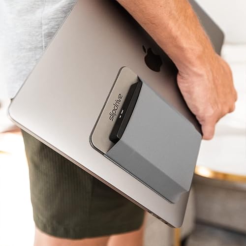 Miniatura 5 de Slipdrive - Funda de disco duro portátil para portátil - Unidad de disco duro HDD - Adhesivo reutilizable - Funda de transporte para disco duro
