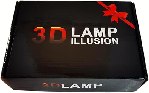 Miniatura 12 de Luces nocturnas de ilusión óptica 3D, lámpara de escritorio LED creativa, control remoto y control táctil, 7 o 16 colores cambian con alimentación