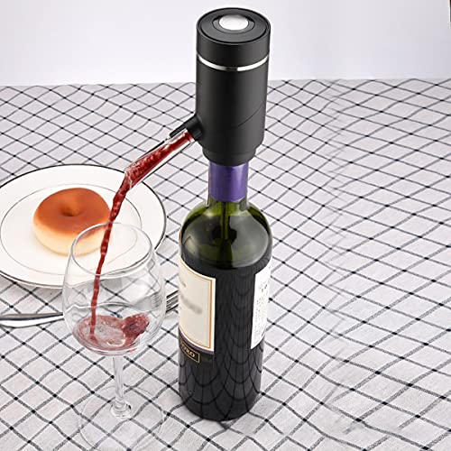 NgMik Automatische Wijndispenser Elektrische Wijnbeluchter Pourer Automatische Smart Decanter Dispenser Oplaadbaar met… - Afbeelding 6