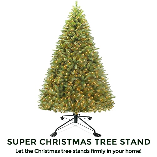 Elfjoy Christmas Tree Stands For Artificial Trees Metal Large Rolling Christmas Tree Stand 21.65" #TOP3