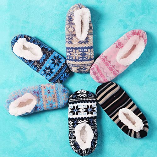 Womens Girls Slippers with Rubber Sole Soft House Slipper Socks Around House Shoes Non Slip Indoor Outdoor2