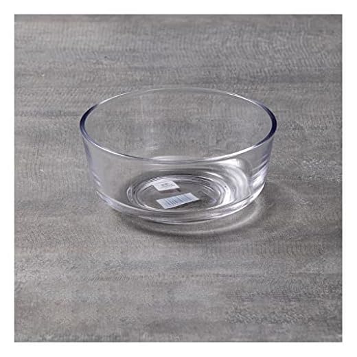 Popcorn Eller Dekoration Transparent salladskål spannmålskål rund skål dessert snack skål full av frukter, efterrätter, doppsås, pasta, popcorn, stapelbar Hållbar Serveringsskål För Sallader, Frukt, P