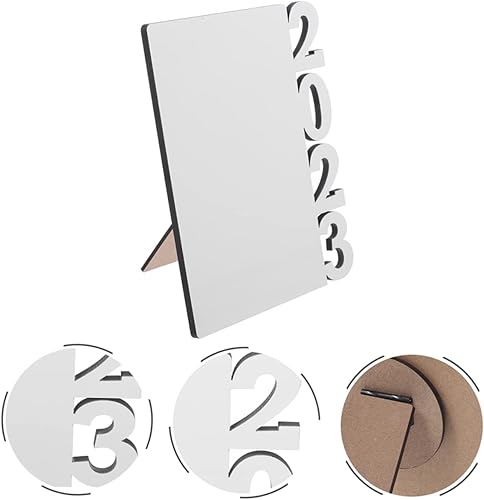 Miniatura 3 de Marco de graduación para firmar, 2 marcos de fotos en blanco de sublimación para decoraciones de mesa de bricolaje