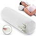 Healthex Cervical Neck Roll Pillow Cylinder Round Cushion Bolster Support for Sleeping Memory Foam and Bamboo Cover - Breathable, Hypoallergenic and Comfortable -Supports Effectively, Alleviates Pain