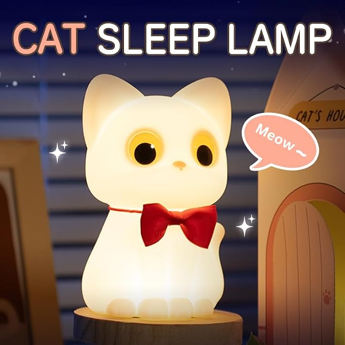 Lámpara de noche para mesa con temporizador y luz cálida miniatura 5