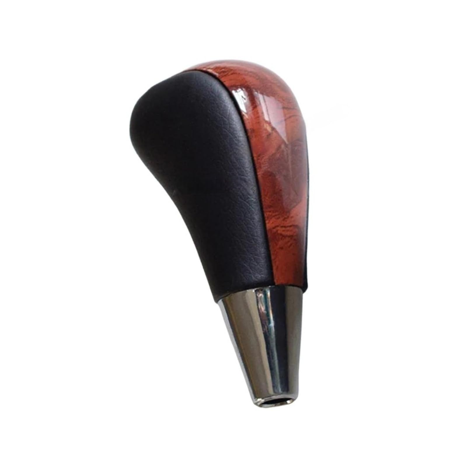 Htvtkrfgrl Wood Black Leather Sporty Gear Shift Knob For Toyota Prado For Lexus Hilux 2011 For Camry