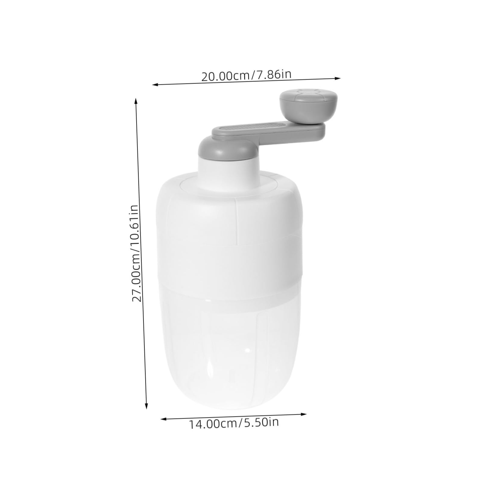 HOOTNEE Ice Crushing Machine Manual Ice Shaver Portable No Electricity and Smoothies Random Style