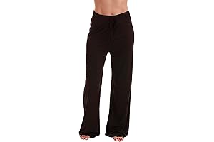 Womens Wide Leg Casual Comfy Loose Stretchy Palazzo Pajama Pants
