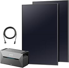 Anker SOLIX Balkonkraftwerk mit Speicher (910W | 1600Wh), Solarbank 2 E1600 Plus 2 MPPT für bis zu 2 Solarpanels, 1600Wh Speicher für Balkonkraftwerk, 2× 455W IBC Solarpanel, 9,6kWh Kapazität