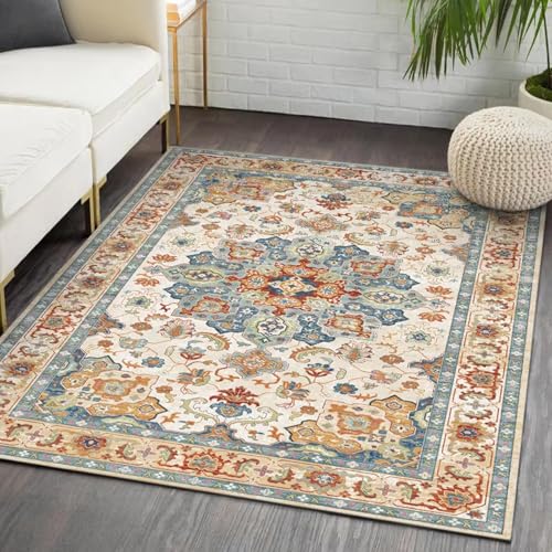 Tapis marocain bohème rétro antidérapant lavable 120 x 170 cm - 2