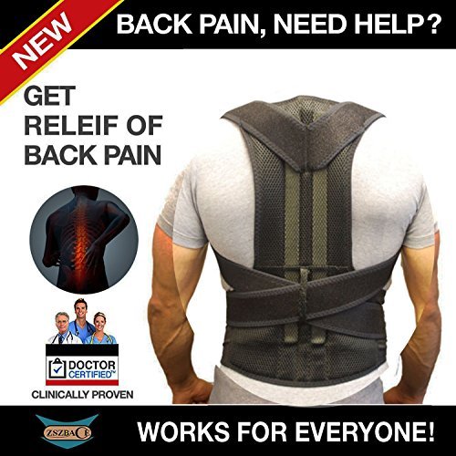 ZSZBACE Posture Corrector for Women & Men - Upper Back Support & Shoulder Brace