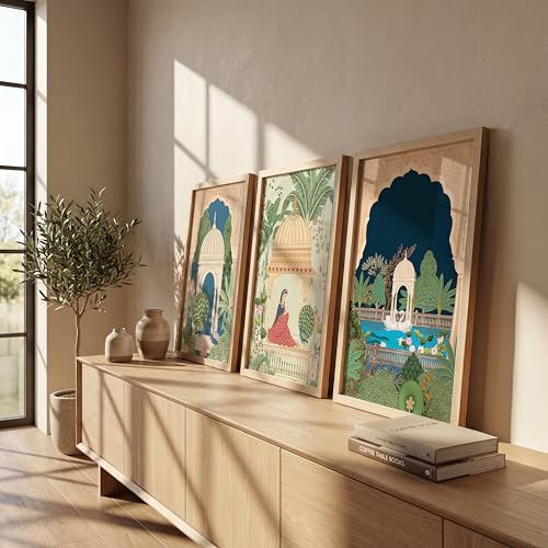 Image of NoWorries Wall decor paintings for living room - Wall frames for home decor /Wall hangings Home decor items - (Synthetic Engineered Wooden Frame) (MIN -6, 13x17 inches)