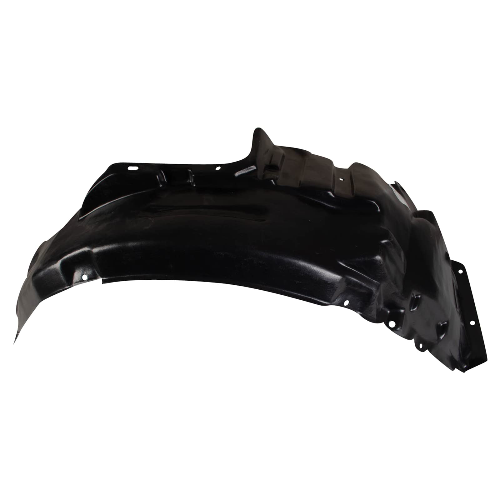 TRQ Front Right Inner Fender Liner Black Passenger Side Compatible with 2003-2006 Mitsubishi Lancer MI1251106